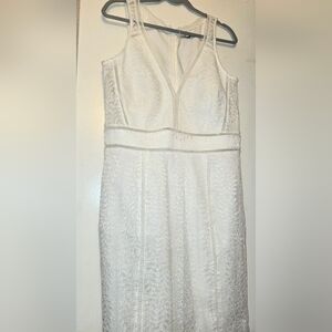 Audrea Elegant White Lace Dress